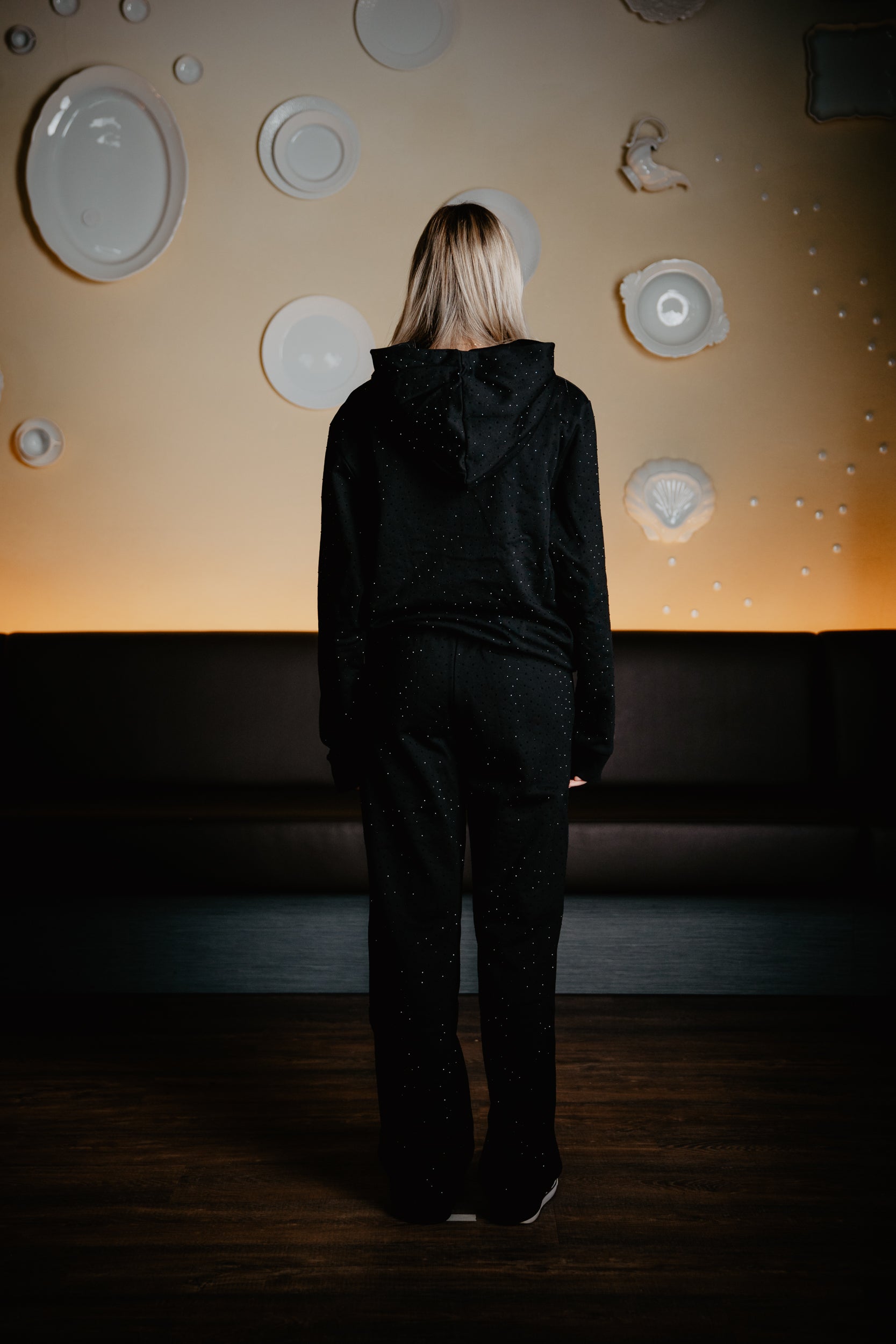 Black Tracksuit Set